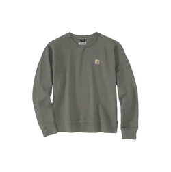 FELPA GIROCOLLO RELAXED FIT MIDWEIGHT OLIVE